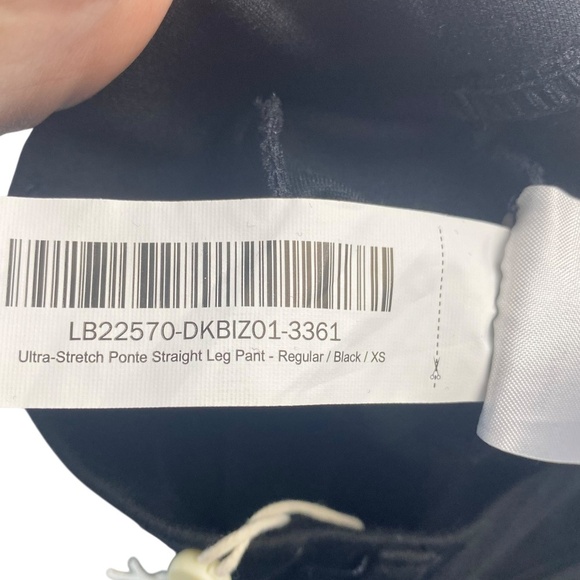 QUINCE Ultra Stretch Ponte Straight Leg Pant Black XS- NWT - Picture 4 of 6